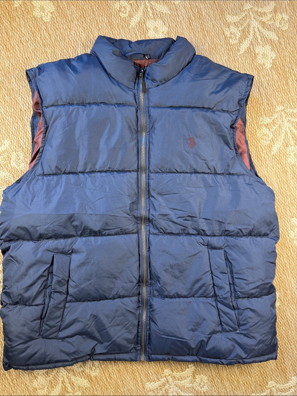 U.S. Polo Assn. Navy Quilted Puffer Vest
